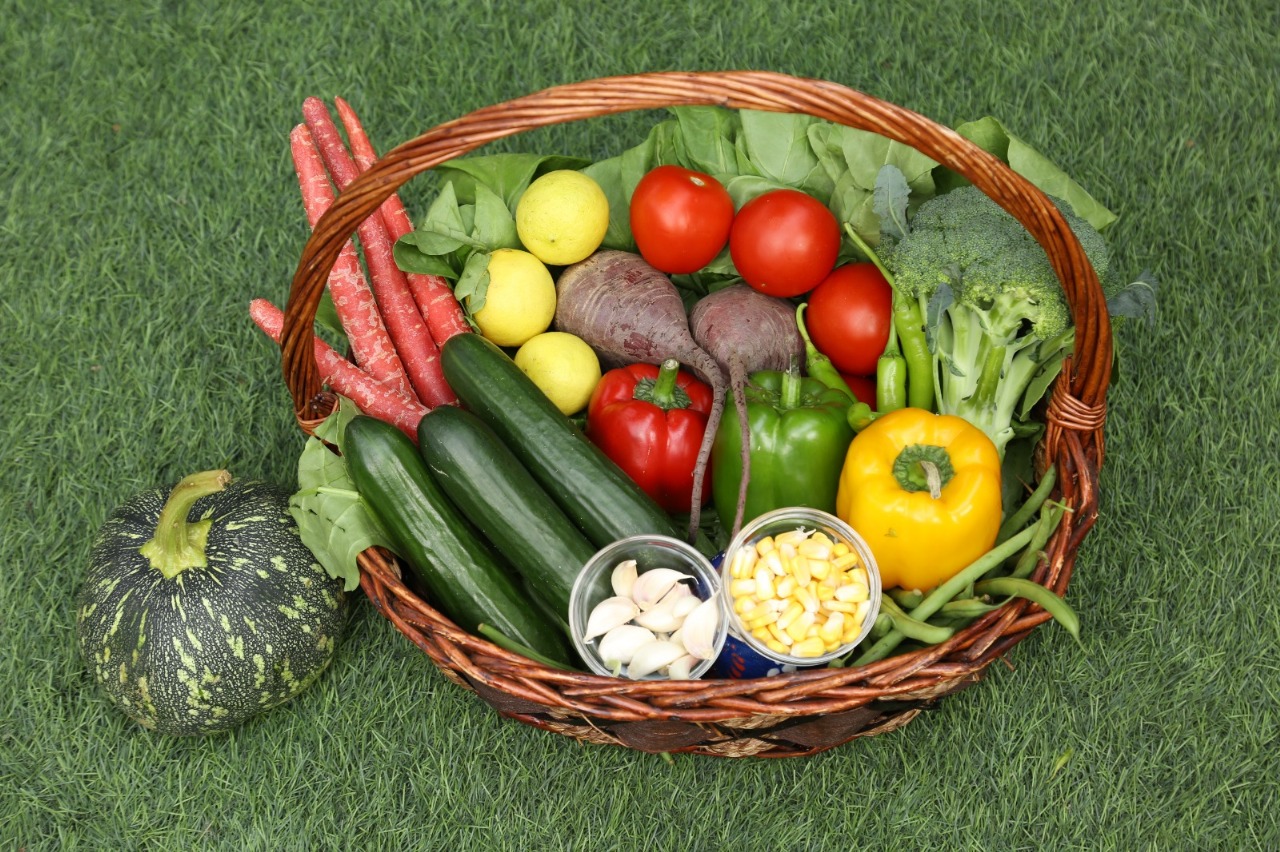 Fresh greens in a bowl